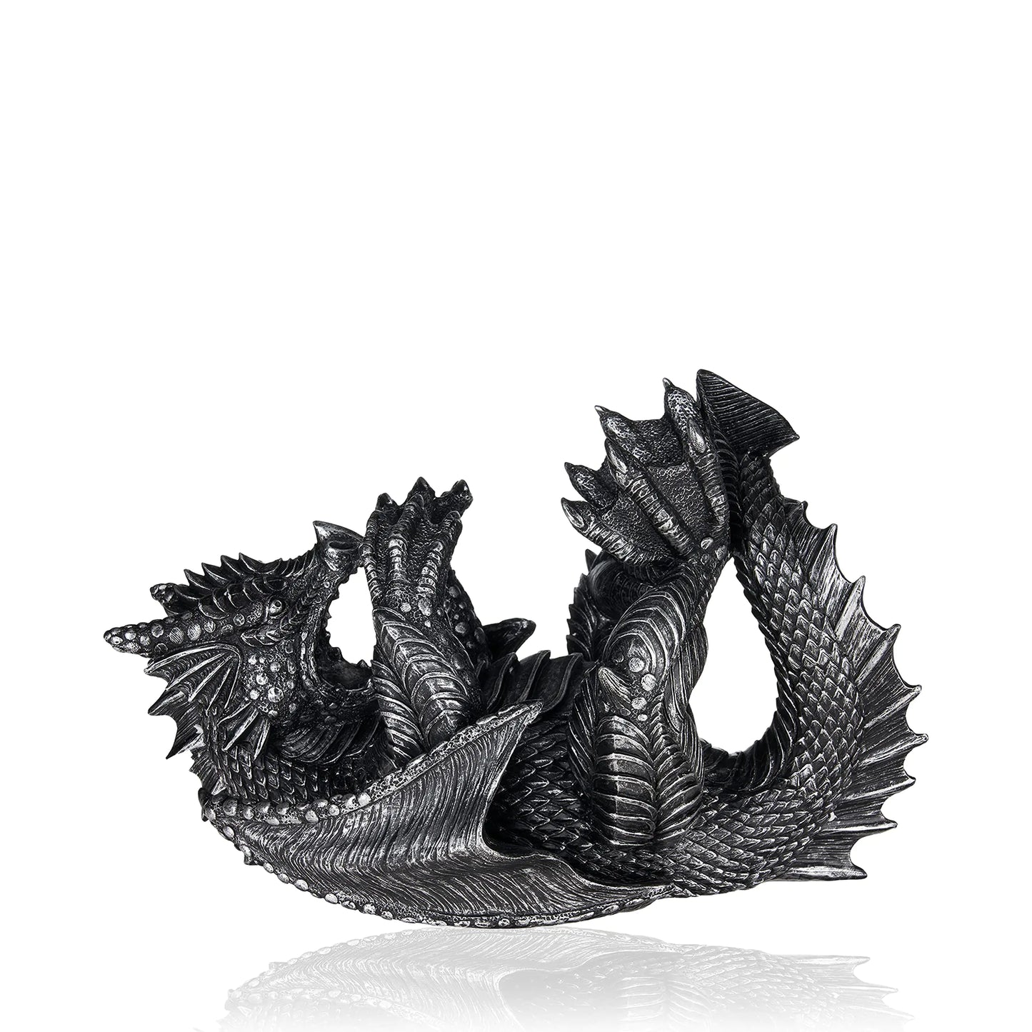 Elegant Dragon Polyresin Wine Holder