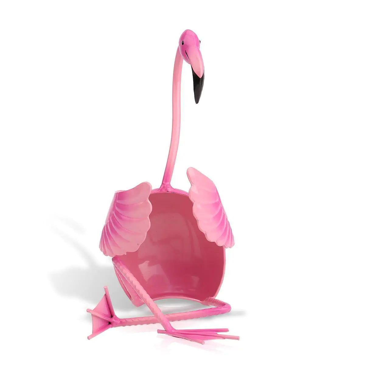 Flamingo Iron Wine Holder - Elegant Home Art