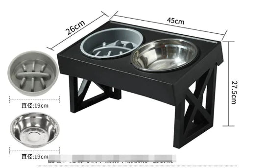 Adjustable Slow-Feeding Pet Bowl
