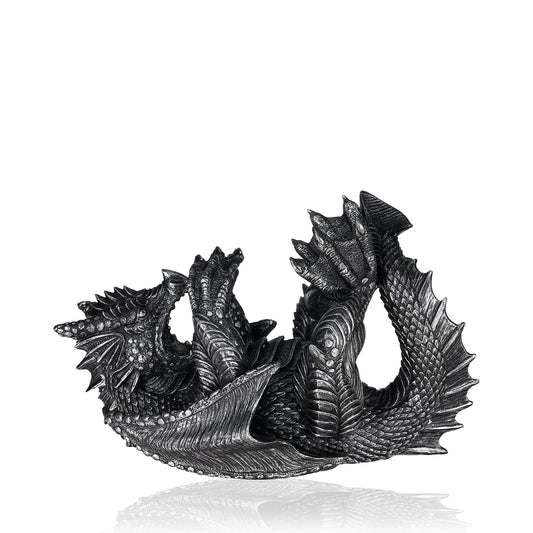 Elegant Dragon Polyresin Wine Holder