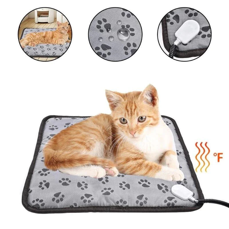 Cozy Pet Warming Mat with Safety Shut-Off