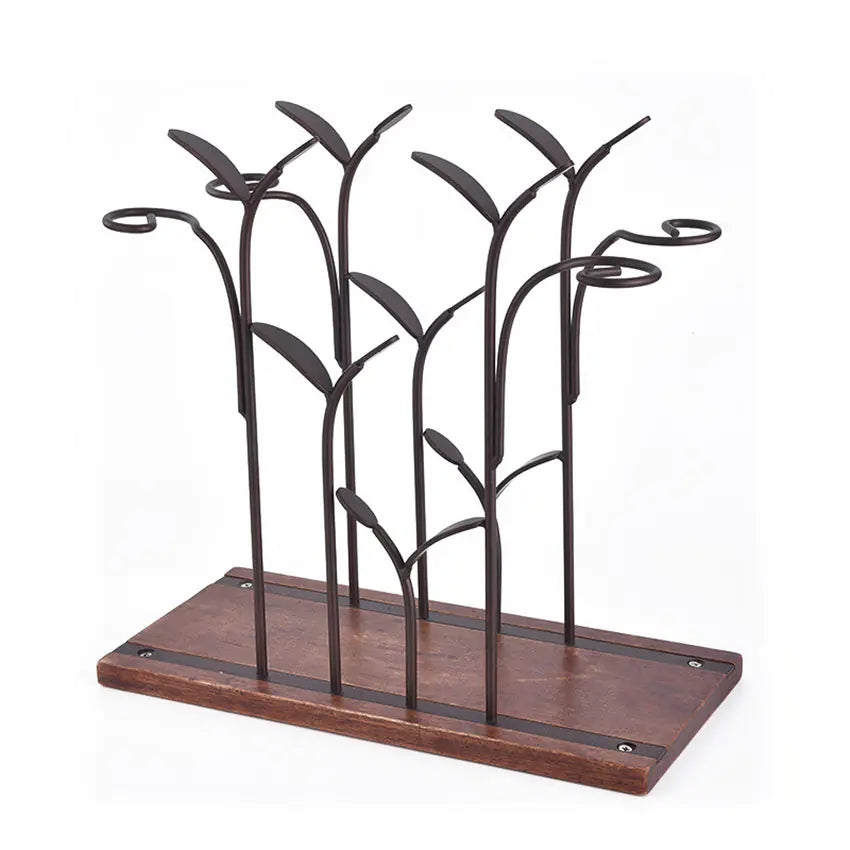 Elegant European Iron Wine Holder