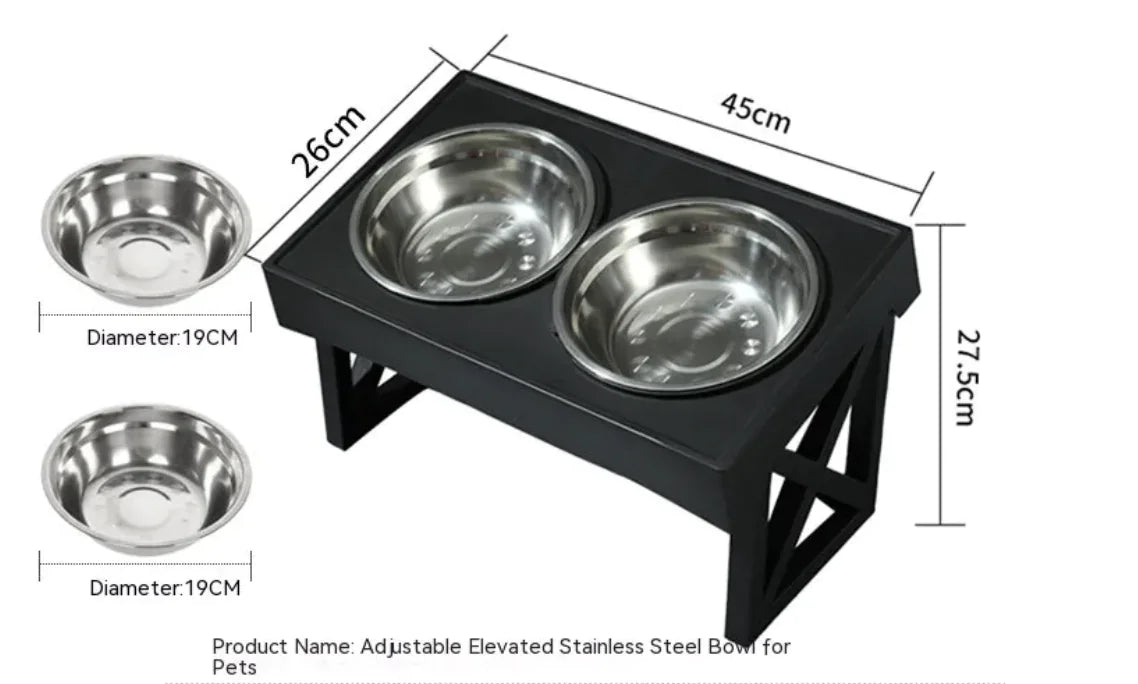 Adjustable Slow-Feeding Pet Bowl