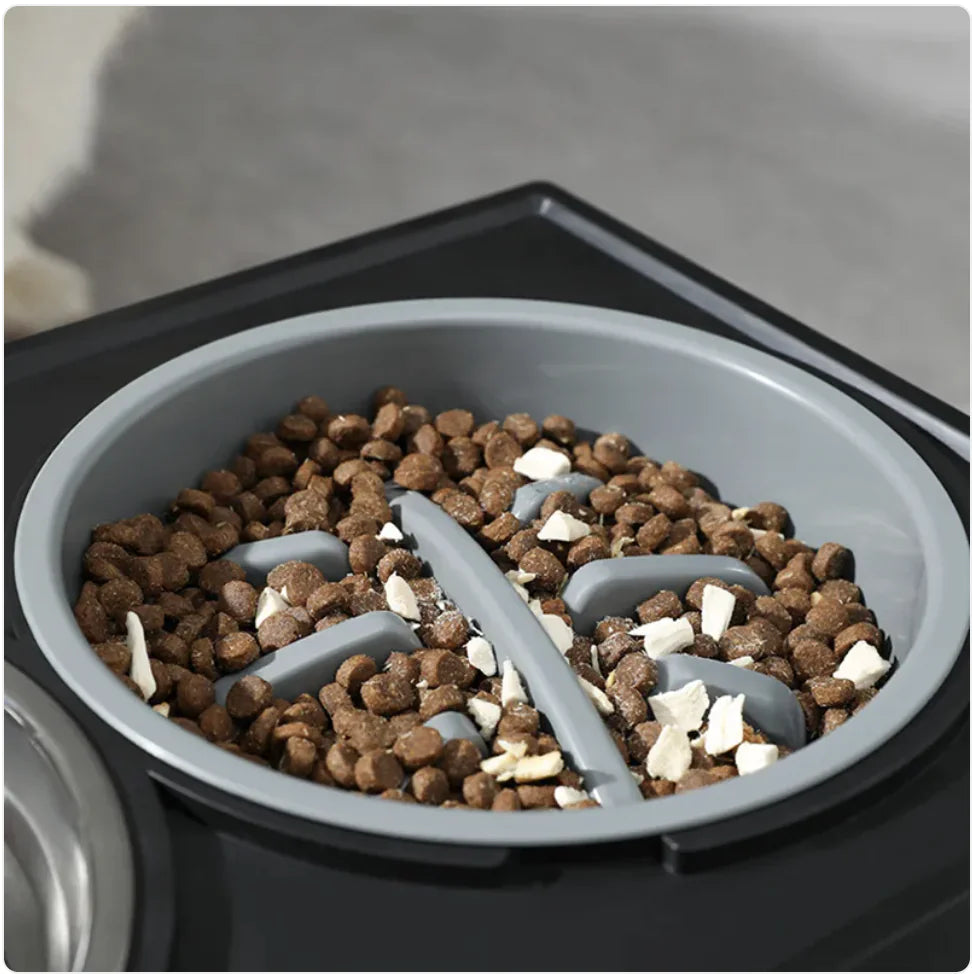 Adjustable Slow-Feeding Pet Bowl