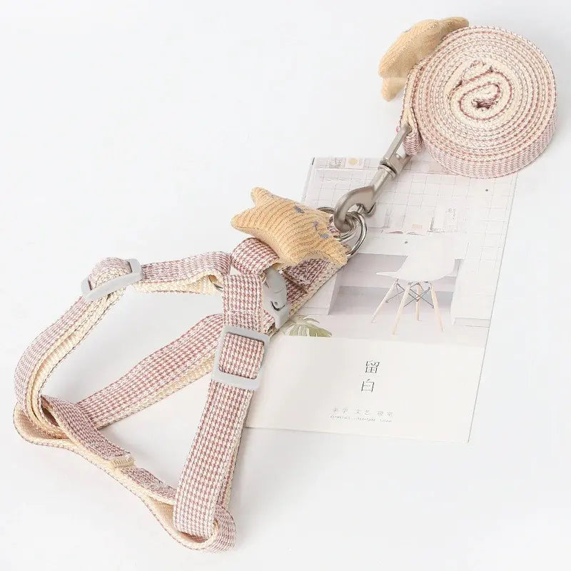 Chic Houndstooth Pet Leash